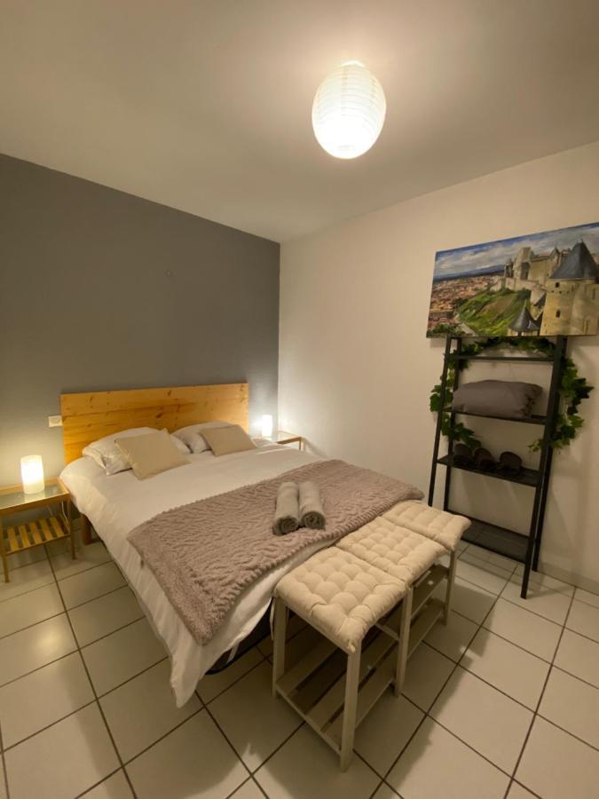 Au Pied De La Cite, T3 Au Calme Leilighet Carcassonne Eksteriør bilde